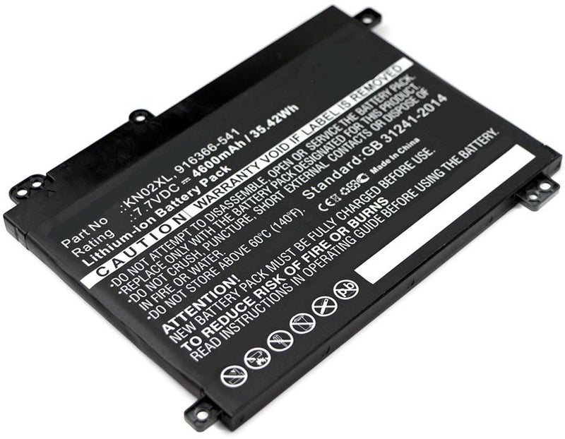 7.7V 4600mAh 35Wh Li-ion 7.7V