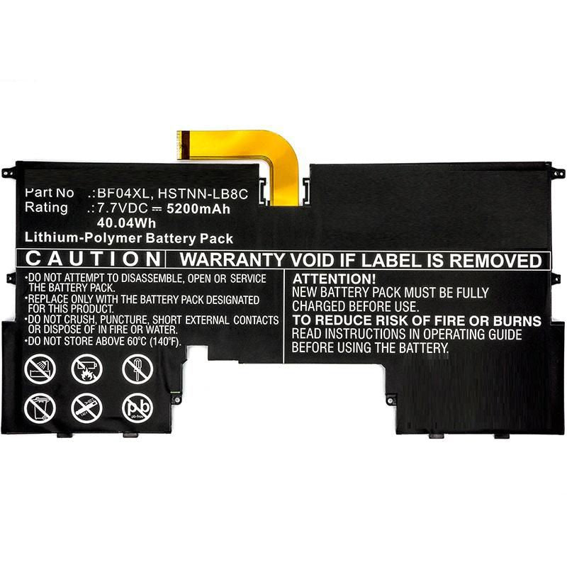 7,7V 5200mAh 40Wh Li-Pol 7,7V