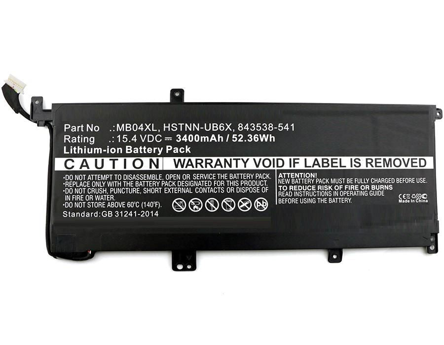 Li-ion 15.4V 3400mAh Black