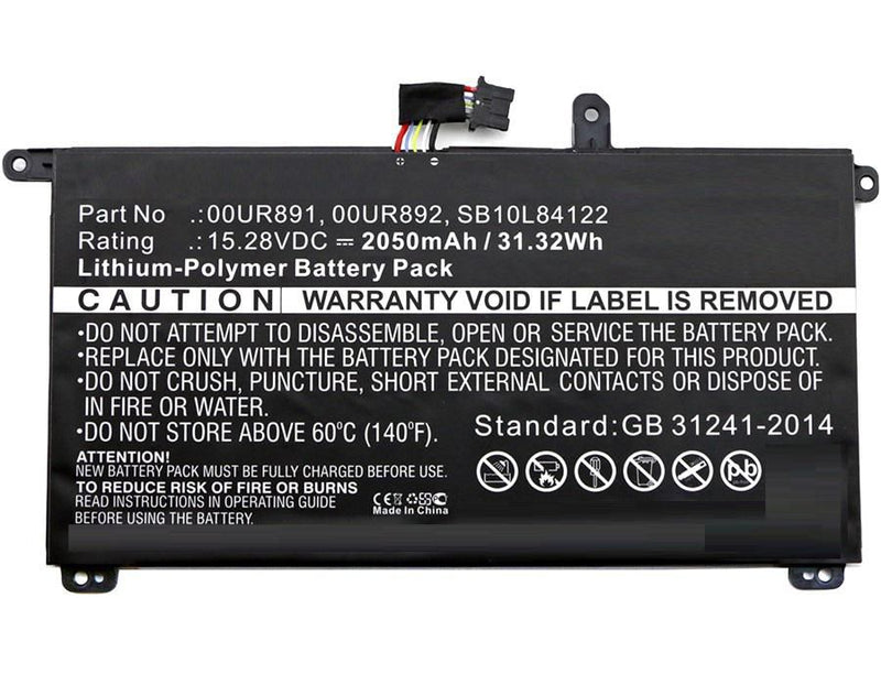 32.56Wh 7.4V 4400mAh 34Wh