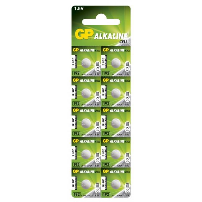 Blister with 10 batteries.