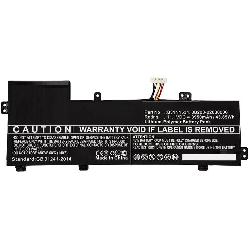 44.00Wh 11.1V 3950mAh 44WH,