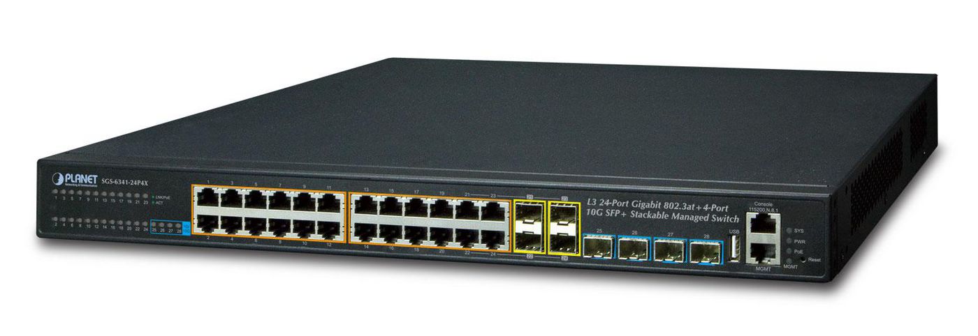802.3at POE + 4-Port 10G