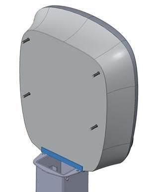 Aura, Stainless steel, IP44,