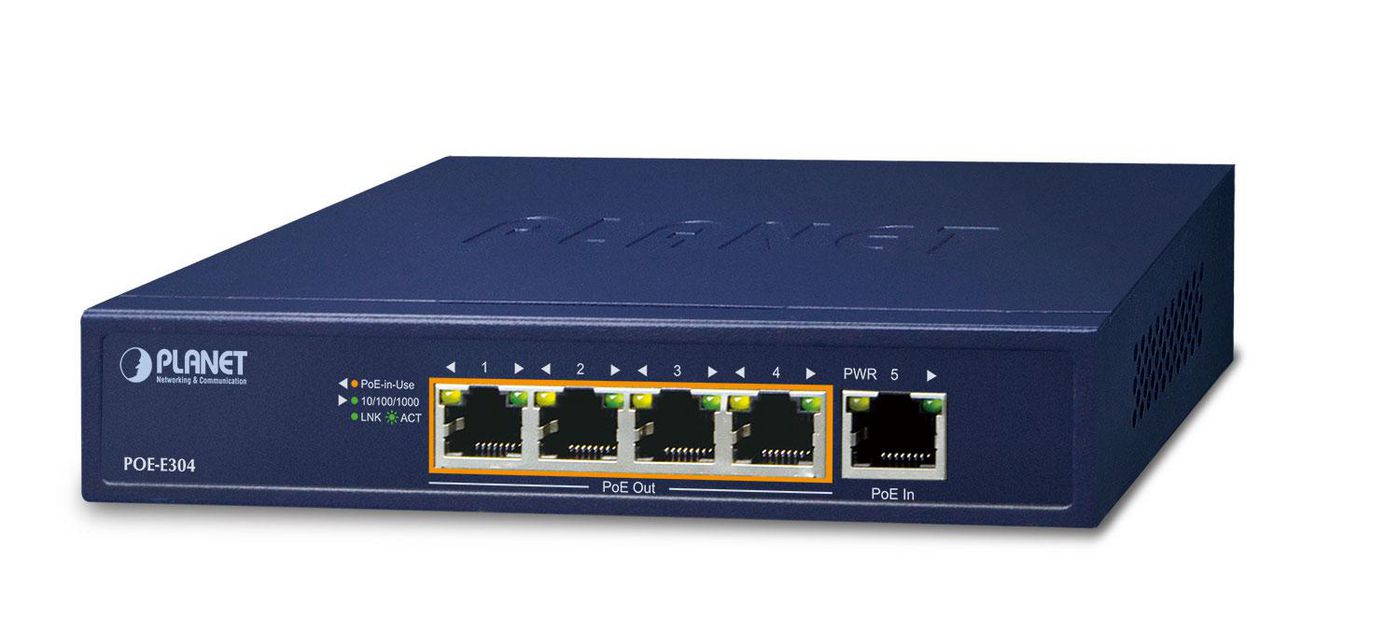 802.3af/at Gigabit PoE Extende