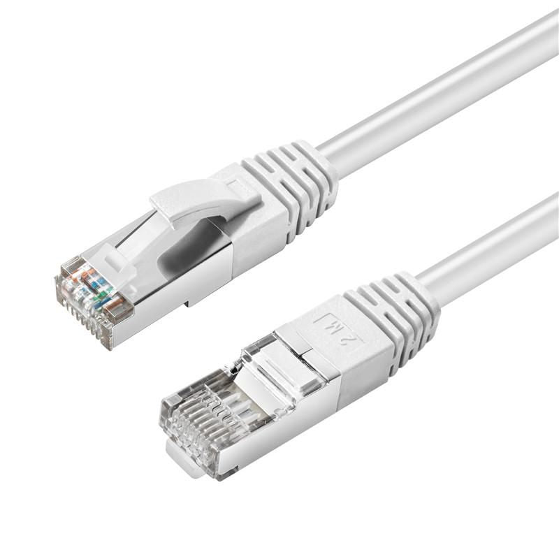 "CAT6A S/FTP 2m White LSZH"