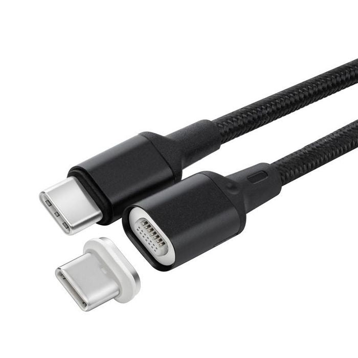MicroConnect USB-C Magnetic Gen1 Cable black. 1m