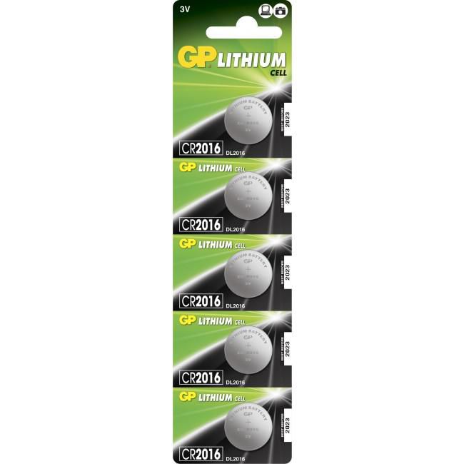 Lithium CR2016, Single-use