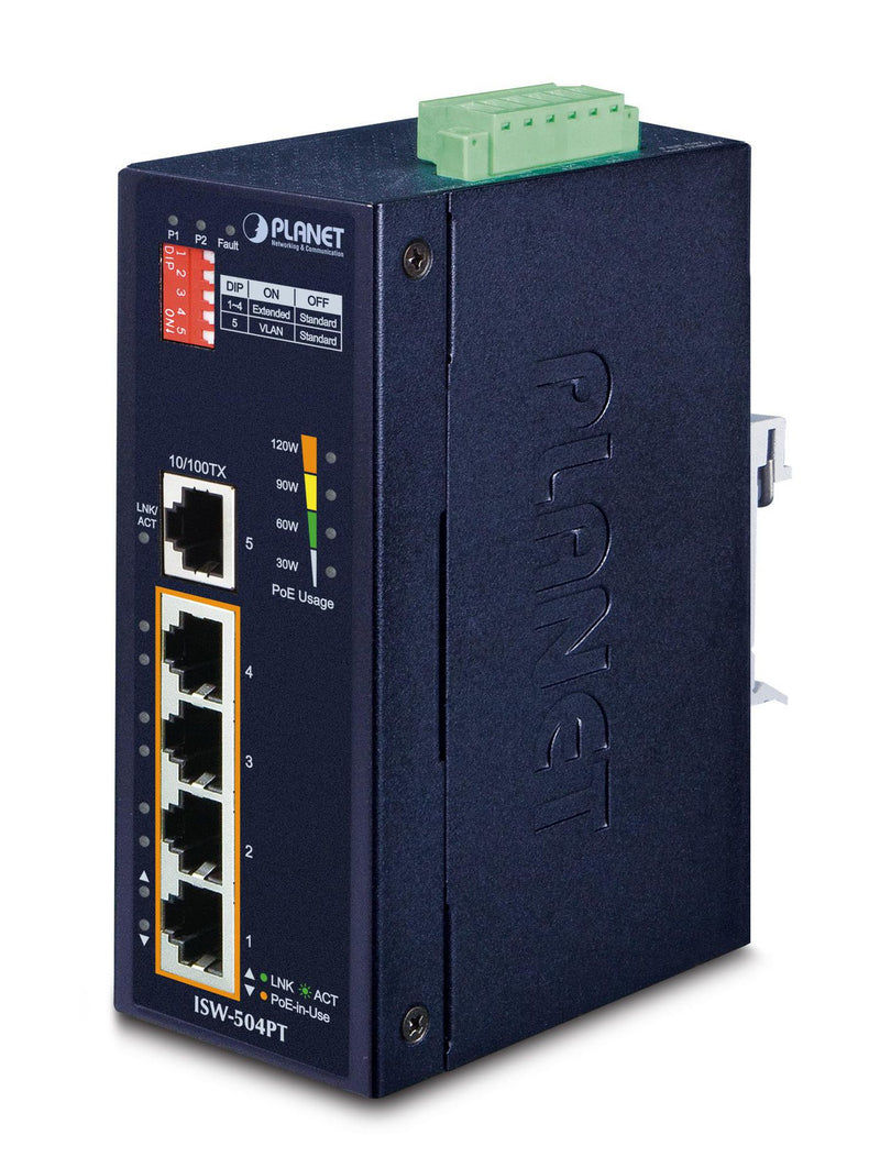 Fast Ethernet Switch (-40-75 °C)
