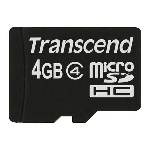 CARD 4GB Transcend microSDHC Class 4