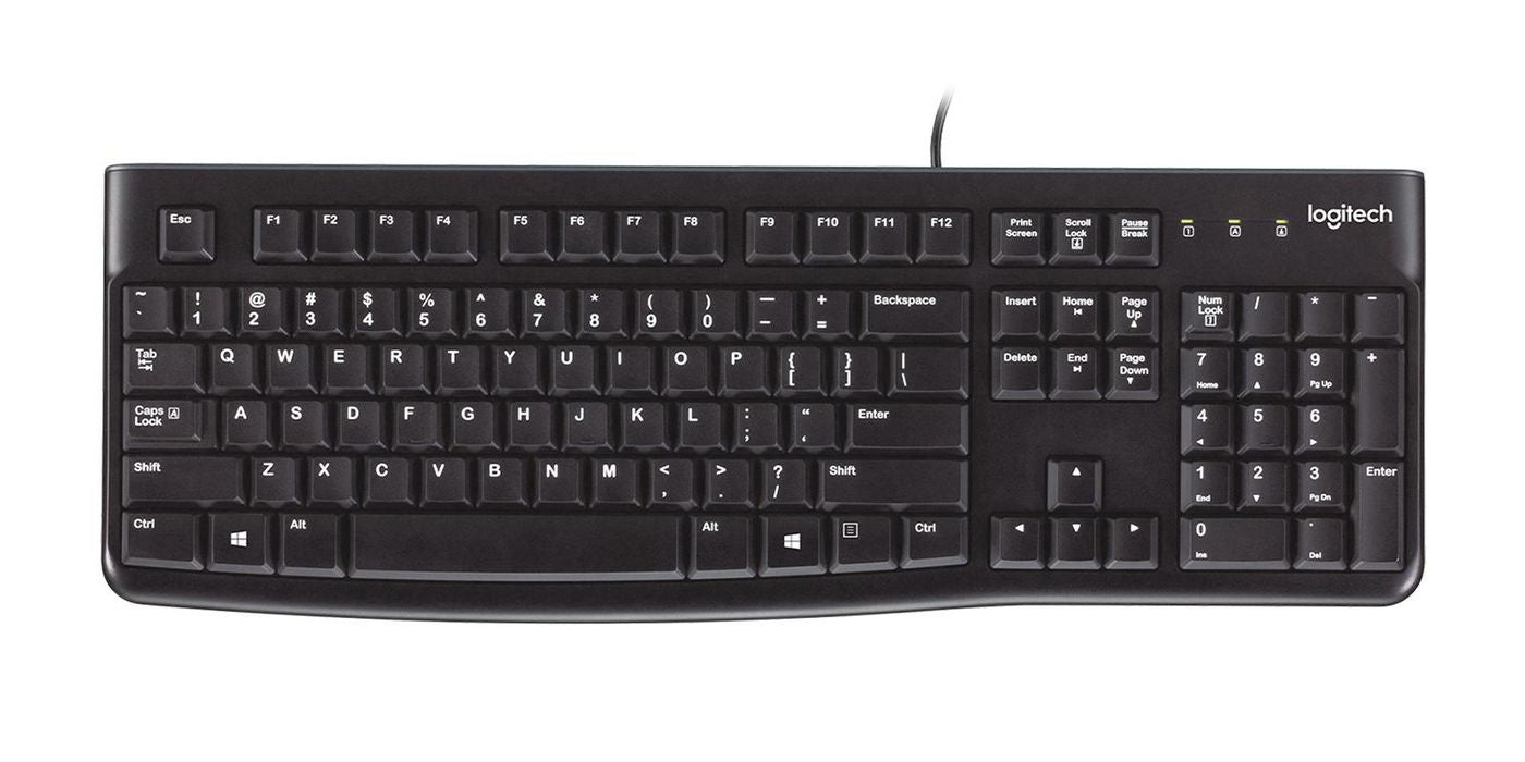 K120, Wired, USB, QWERTY,