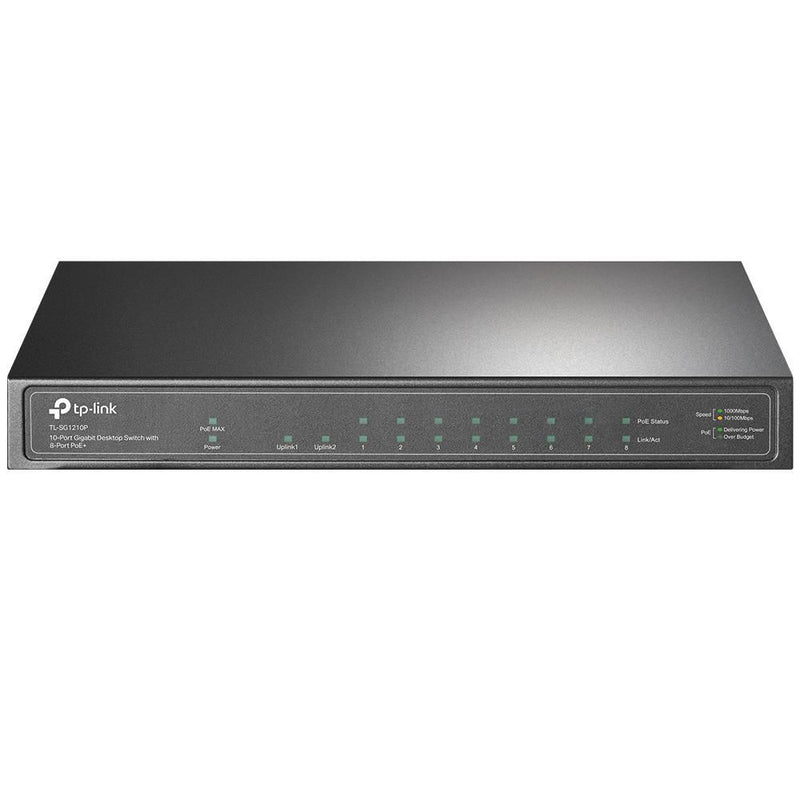 Switch with 8-Port PoE+ (Not