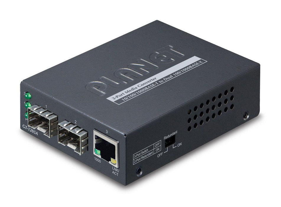 2-P Gigabit SFP Switch/Redund