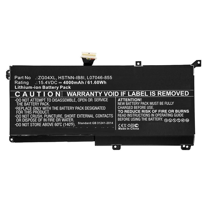 15.4V 4000mAh 61.60Wh Li-ion