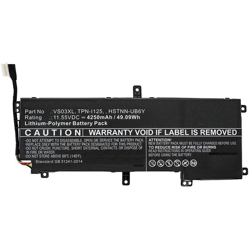 11,4V 4150mAh 47,31Wh Li-Pol