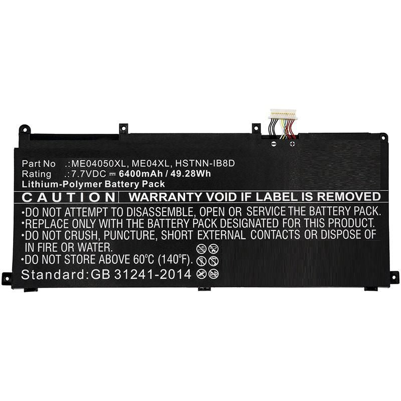 7.6V 6000mAh 46Wh Li-Pol 7.7V