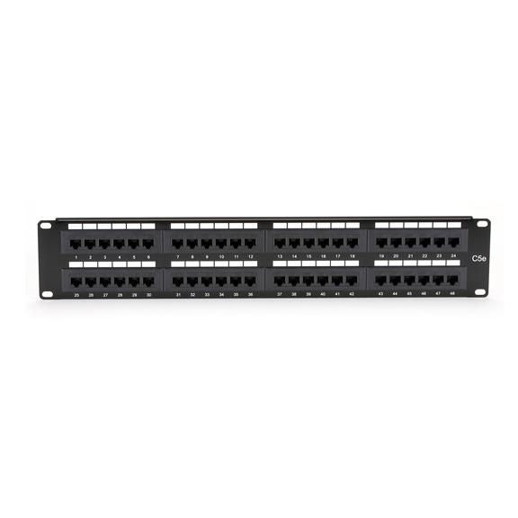 JPM5E48A, Cat5e, Black, Rack