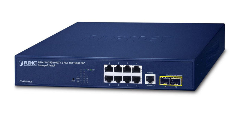 10/100/1000T + 2 ports