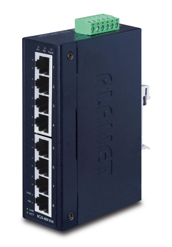 Planet IGS-801M 8-Port Managed Industrial Ethernet Switch