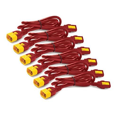 Red 1.83 m C13 coupler C14