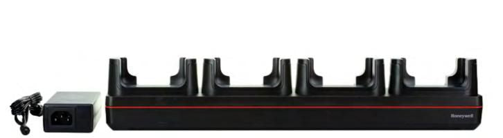 includes 4 bay charger, power