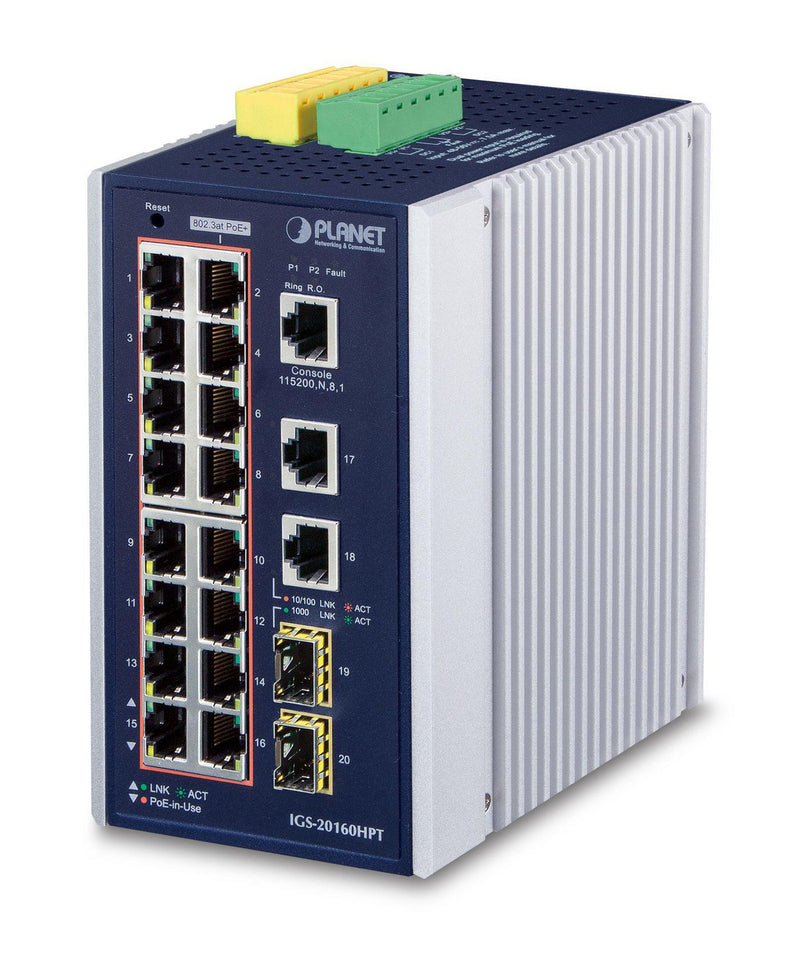 1000T 802.3at PoE+ 2-Port
