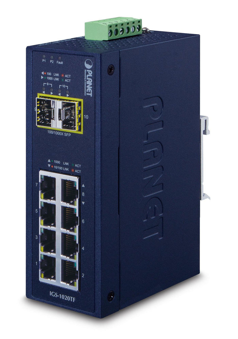 + 2-P 100/1000X SFP Ethernet
