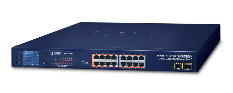 PoE + 2-P 1000X SFP Gigabit