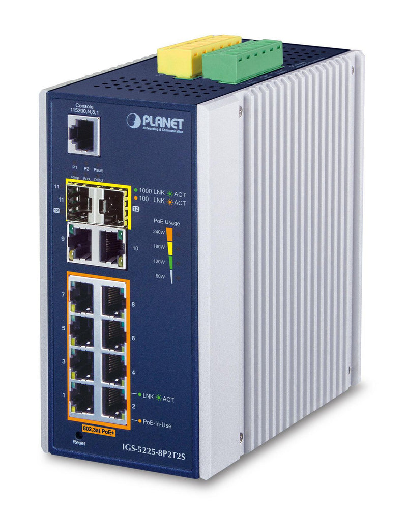 1000T 802.3at PoE+ 2-port