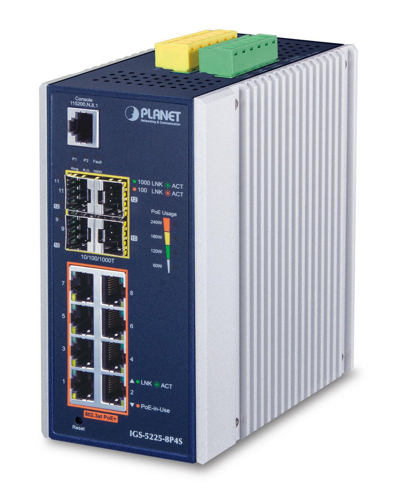 1000T 802.3at PoE+ 2-port