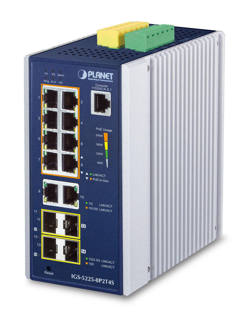 1000T 802.3at PoE+ 2-port