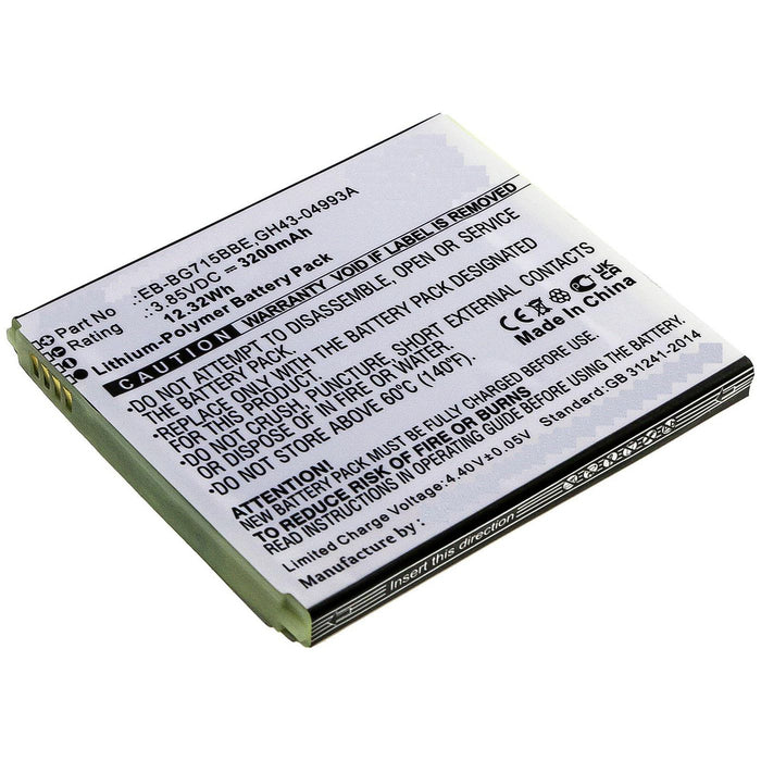 3200mAh for Samsung 12Wh
