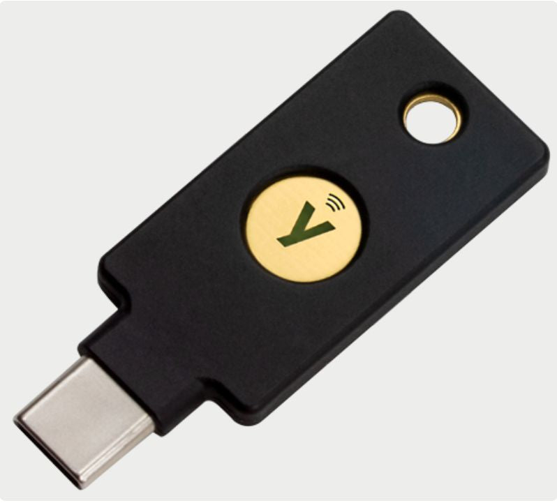 YubiKey 5C NFC, Black,