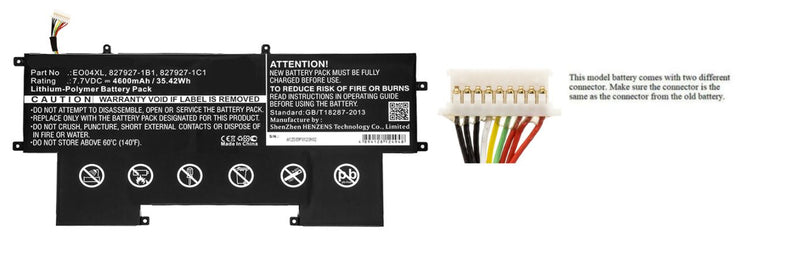 7.7V 4600mAh 35Wh Li-Pol 7.7V