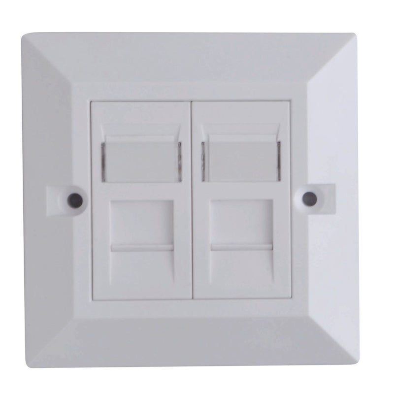 Type 86*86mm CAT6 Faceplate