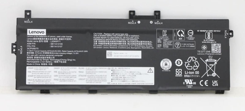 52.9Wh for Lenovo ThinkPad