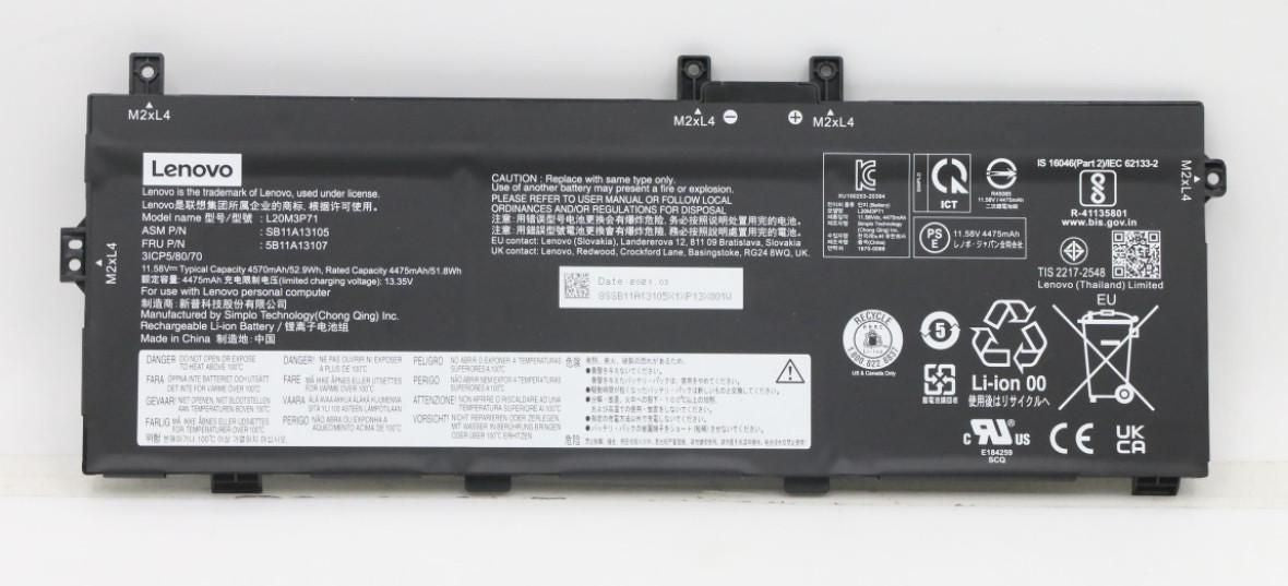 52.9Wh for Lenovo ThinkPad