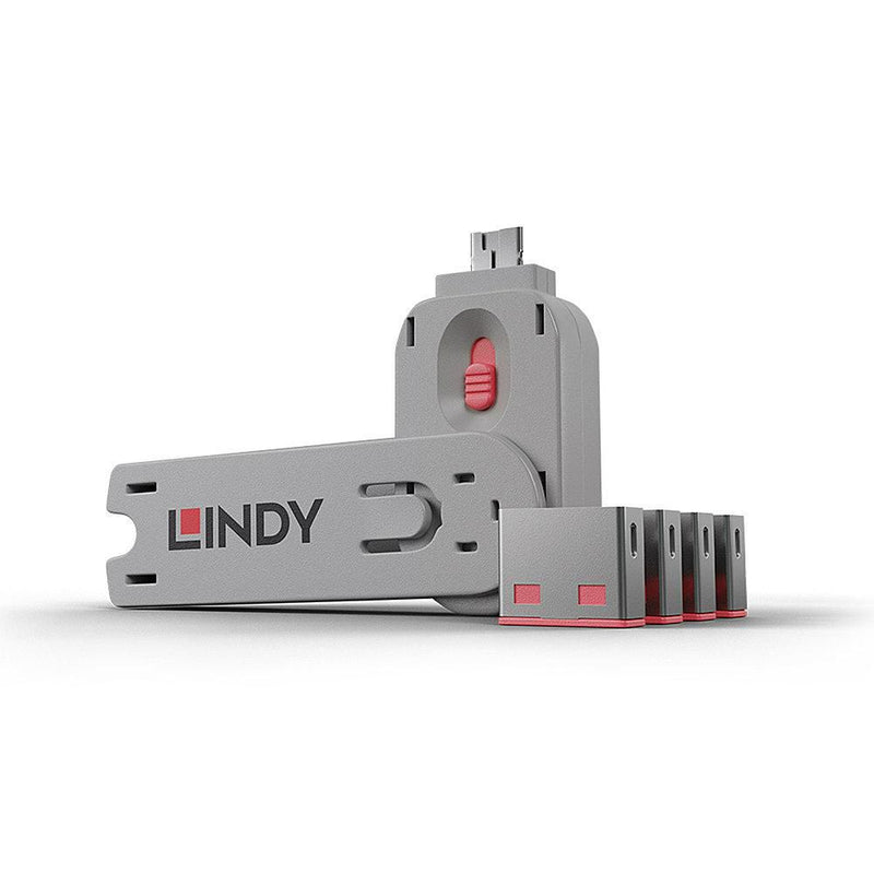 USB Port Blocker - Pack 4,