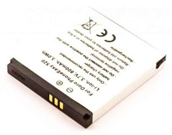 800mAh for Doro Mobile 2.96Wh