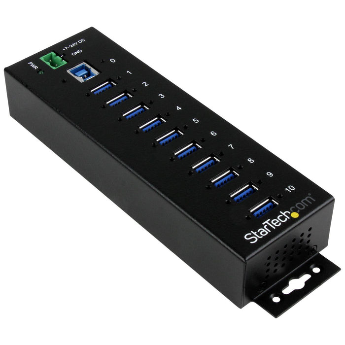 10-Port Industrial USB 3.0