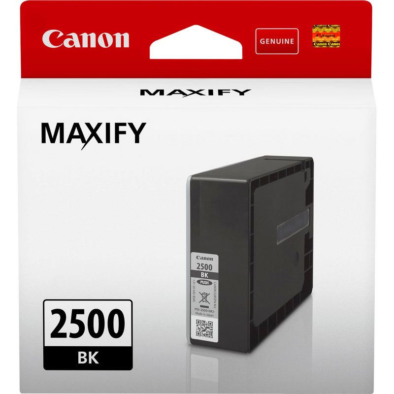 Canon PGI-2500 BK - 29,1 ml - schwarz - original - Tintenpatrone - für MAXIFY iB4050, iB4150, MB5050, MB5150, MB5155, MB5350, MB5450, MB5455