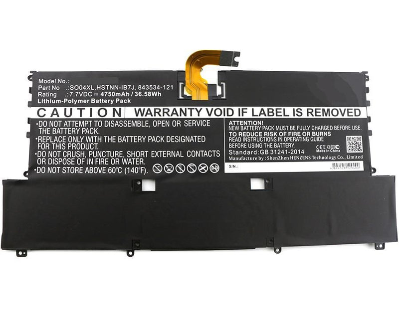 7.7V 4750mAh 37Wh Li-Pol 7.7V
