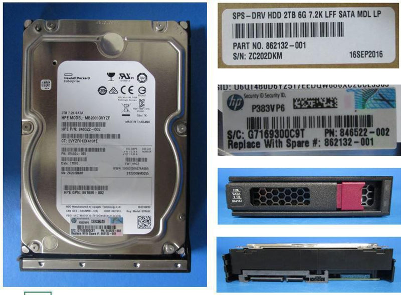 7200rpm 3.5-inch LFF, LP Hot