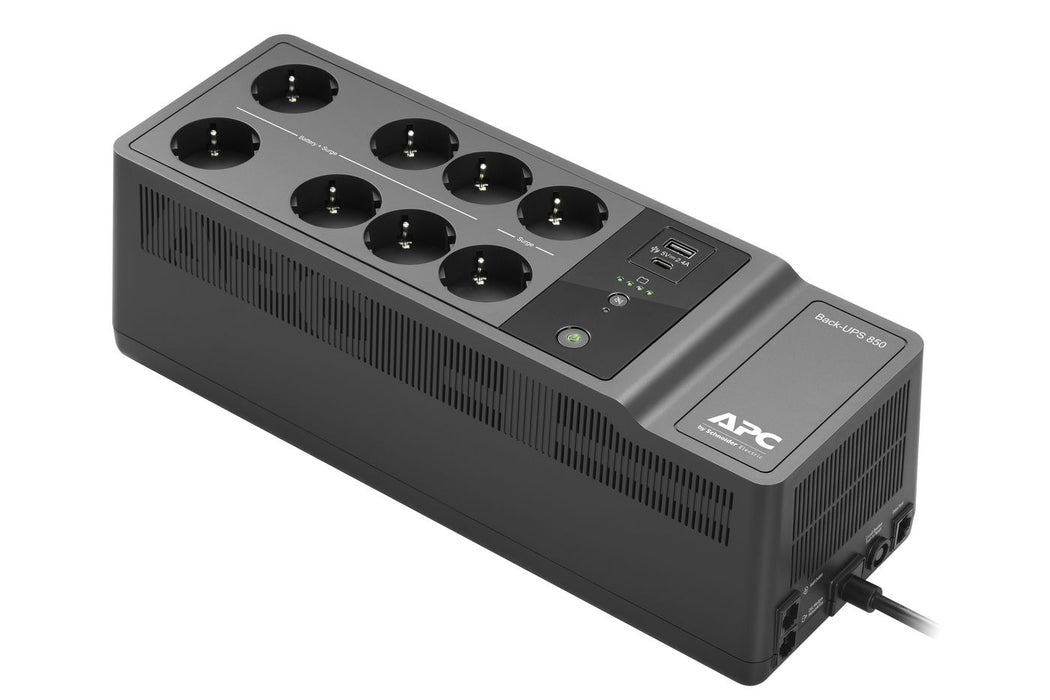 Type-C and A charging ports