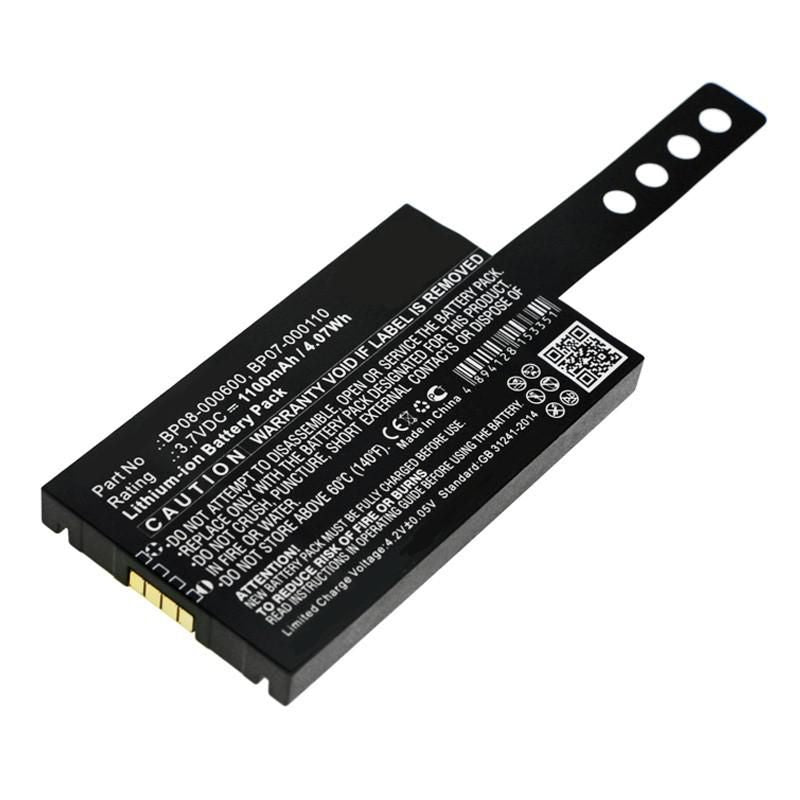 1100mAh Black for Datalogic