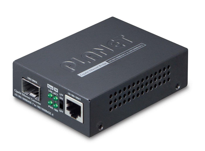 Planet GT-805A 10/100/1000BASE-T to 100/1000BASE-X SFP Media Converter