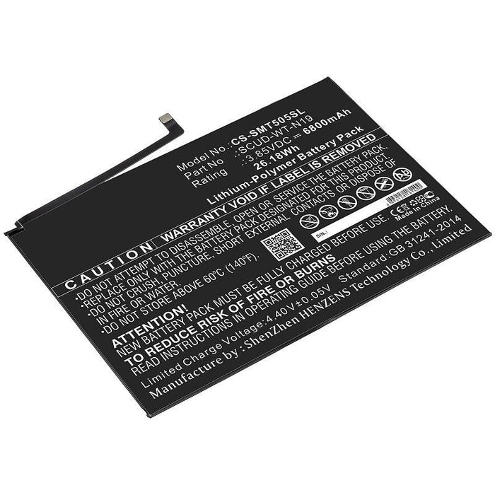 6800mAh Black for Samsung