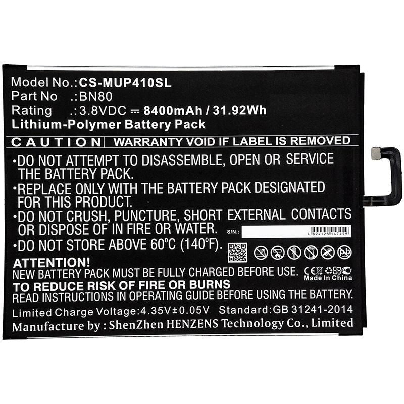 8400mAh Black for Xiaomi