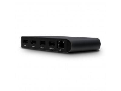 Black, Grey - Dock Dual HDMI