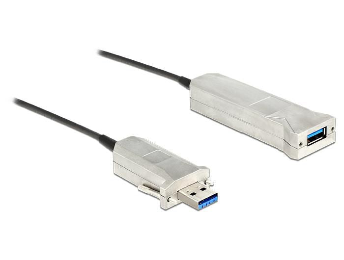 Aktives Optisches Kabel USB 5 Gbps Typ-A Stecker zu Typ-A Buchse 20 m